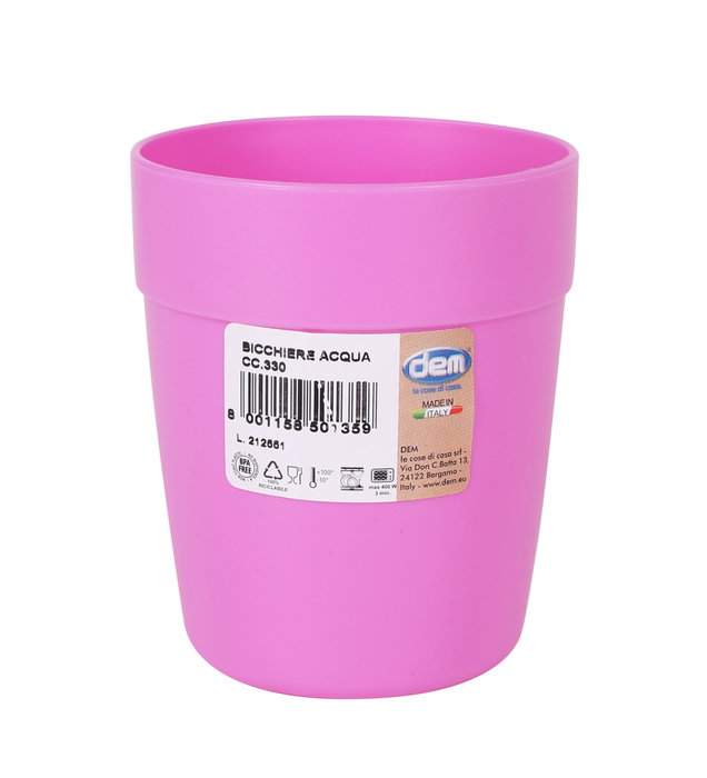 Dem Vaso 330 cc "Bahia" Ø8x8x9.5 cm (48 Unidades)