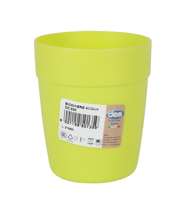 Dem Vaso 330 cc "Bahia" Ø8x8x9.5 cm (48 Unidades)