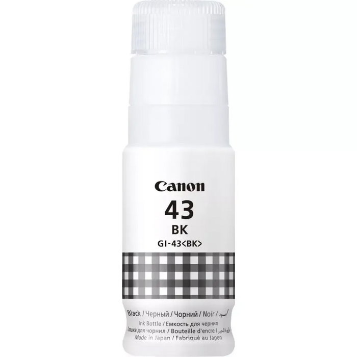 Canon GI-43BK Botella de Tinta Negra 60 ml