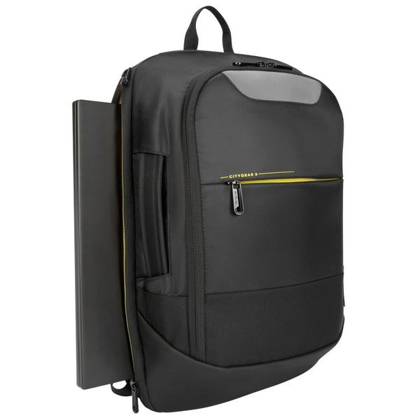 Targus CityGear Convertible Mochila Portátil para Ordenador de 15.6 Pulgadas (39.6 cm), Negro, Nylon y Poliéster, Compartimento para Tableta, Resistente a Golpes Targus CityGear Convertible Mochila Portátil para Ordenador de 15.6 Pulgadas (39.6 cm), Negro, Nylon y Poliéster, Compartimento para Tableta, Resistente a Golpes