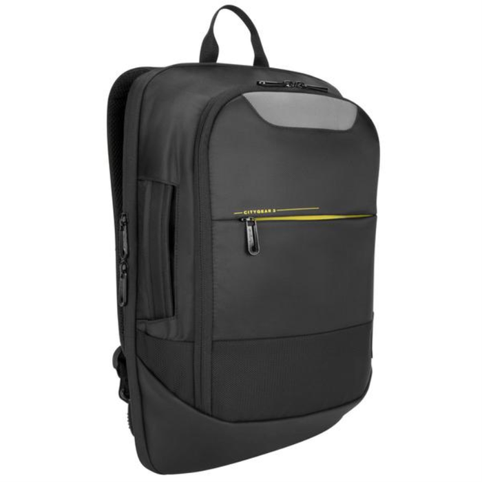 Targus CityGear Convertible Mochila Portátil para Ordenador de 15.6 Pulgadas (39.6 cm), Negro, Nylon y Poliéster, Compartimento para Tableta, Resistente a Golpes Targus CityGear Convertible Mochila Portátil para Ordenador de 15.6 Pulgadas (39.6 cm), Negro, Nylon y Poliéster, Compartimento para Tableta, Resistente a Golpes