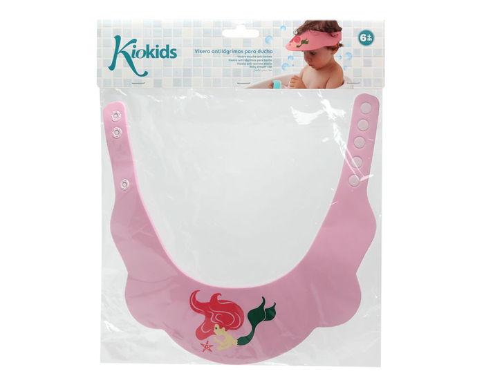 KioKids Visera Antilágrimas para el Baño Sirena Rosa +9 Meses