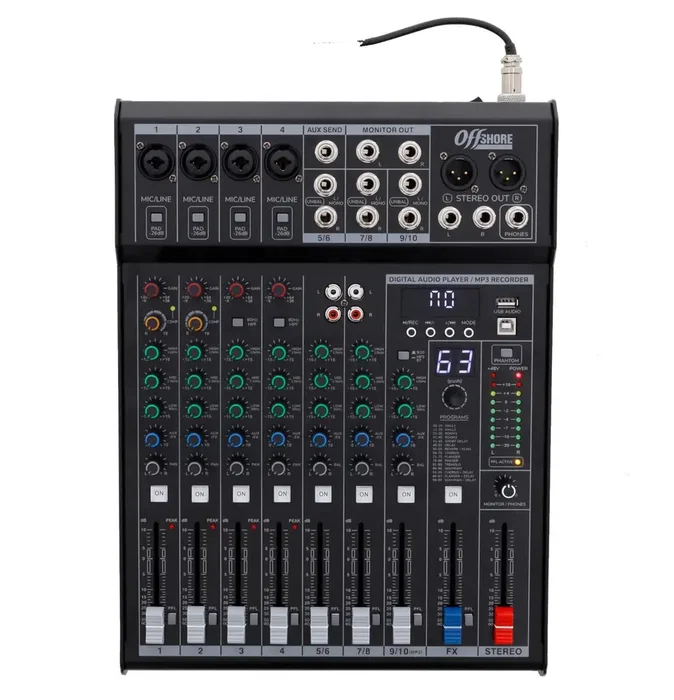 OFFSHORE MIX10 OFFSHORE FX/USB - 10 CANALES