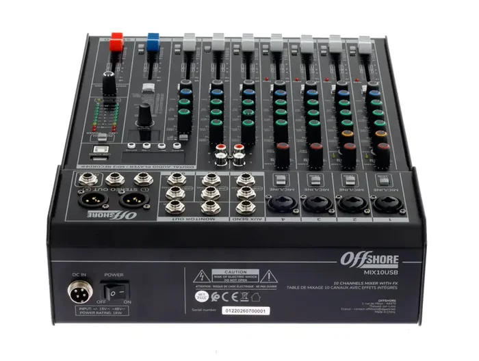 OFFSHORE MIX10 OFFSHORE FX/USB - 10 CANALES