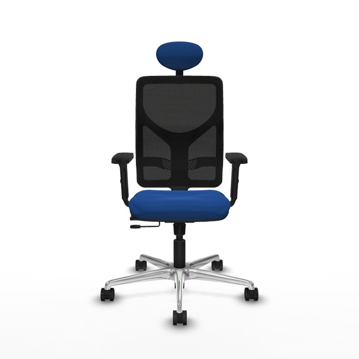 PIQUERAS Y CRESPO Silla de oficina Motilla Azul y Negro PIQUERAS Y CRESPO Silla de oficina Motilla Azul y Negro