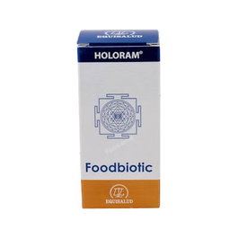 EQUISALUD Holoram Foodbiotic 60 Cápsulas | Complemento alimenticio a base de plantas, hongos y oligosacáridos apto para vegetarianos y diabéticos