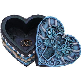 Nemesis Now Caja Decorativa La Novia Cadáver de Tim Burton para Colección y Almacenamiento de Joyas, Réplica Detallada