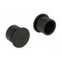 DeLOCK 60165 Cubierta antipolvo para puerto F jack, Negro, 10 piezas