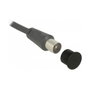 DeLOCK 60165 Cubierta antipolvo para puerto F jack, Negro, 10 piezas