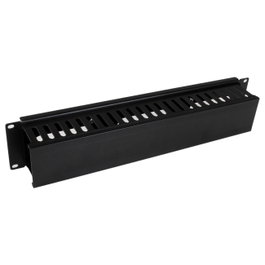 StarTech Panel de Gestión de Cables Horizontal 2U con Cubierta CMDUCT2U
