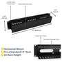 StarTech.com Panel de Gestión de Cableado Horizontal 2U, Canaleta con Cubierta para Racks, Plástico/Acero Negro, EIA RS310-D, 482 x 79 x 88.1 mm