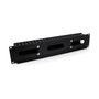 StarTech.com Panel de Gestión de Cableado Horizontal 2U, Canaleta con Cubierta para Racks, Plástico/Acero Negro, EIA RS310-D, 482 x 79 x 88.1 mm