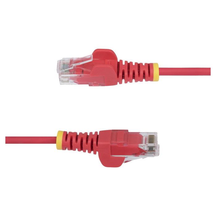 StarTech.com Cable de Red Ethernet CAT6 Delgado Rojo 1m PoE++ 100W