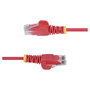 StarTech.com Cable de Red Ethernet CAT6 Delgado Rojo 1m PoE++ 100W