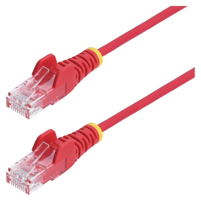 StarTech.com Cable de Red Ethernet CAT6 Delgado Rojo 1m PoE++ 100W