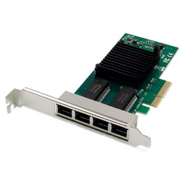 Digitus DN-10114 Tarjeta de red 4 puertos RJ45 Gigabit Intel I350