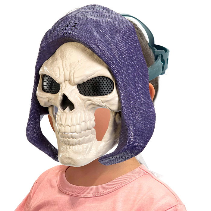 Mattel MASTERS OF THE UNIVERSE Mascara Skeletor con Sonido Jkj15 - Risa y Gritos Pelicula, Cuencas Ojos Brillantes, Para Edad +6 Anos