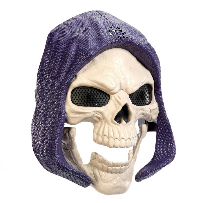 Mattel MASTERS OF THE UNIVERSE Mascara Skeletor con Sonido Jkj15 - Risa y Gritos Pelicula, Cuencas Ojos Brillantes, Para Edad +6 Anos