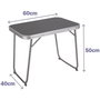 Mesa Plegable Marbueno Gris 75 x 60 x 55 cm