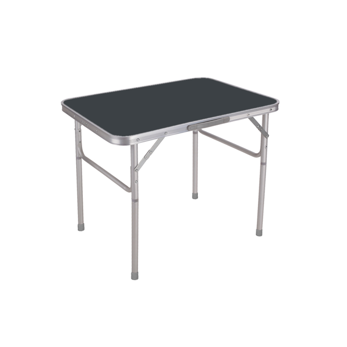 Marbueno Mesa Plegable Gris Aluminio Diametro de Tubo 25 cm Camping y Playa 75X55X25/60 cm MARBUENO SUMMER 10013G