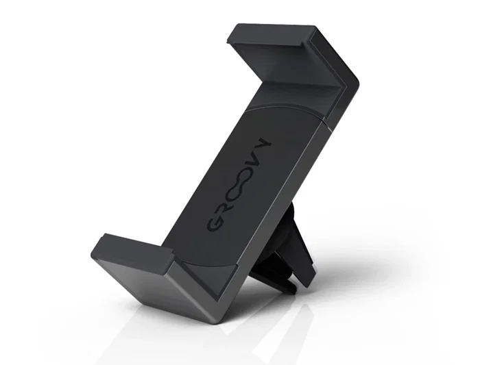 Groovy Soporte movil coche rotacion 360º gris oscuro 70x20x25 mm