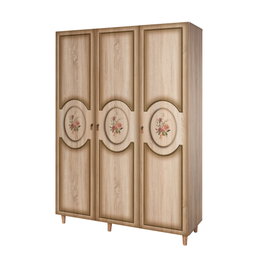 Hanah Home Mode-420 Armario Roble Sonoma con Revestimiento UV 135x192x52cm