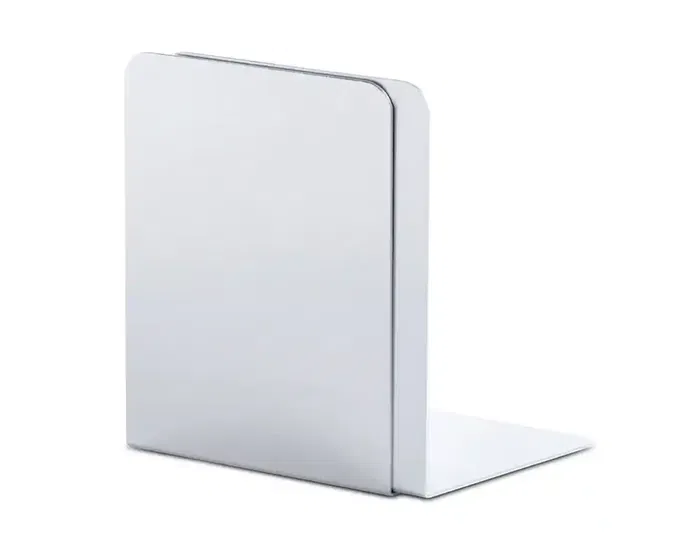 Maul Apoyalibros Metálico Aluminio 100x100x130 mm Juego Resistente y Elegante para Hogar y Oficina