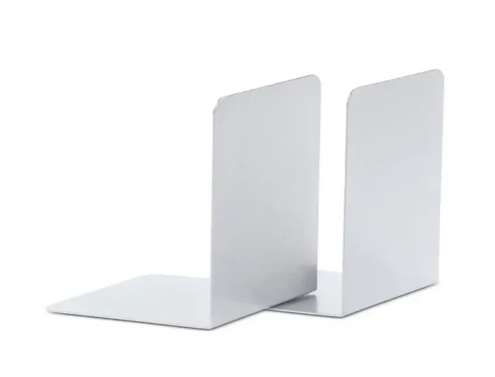 Maul Apoyalibros Metálico Aluminio 100x100x130 mm Juego Resistente y Elegante para Hogar y Oficina