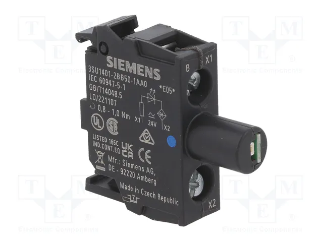 SIEMENS Elemento iluminador LED azul 22mm