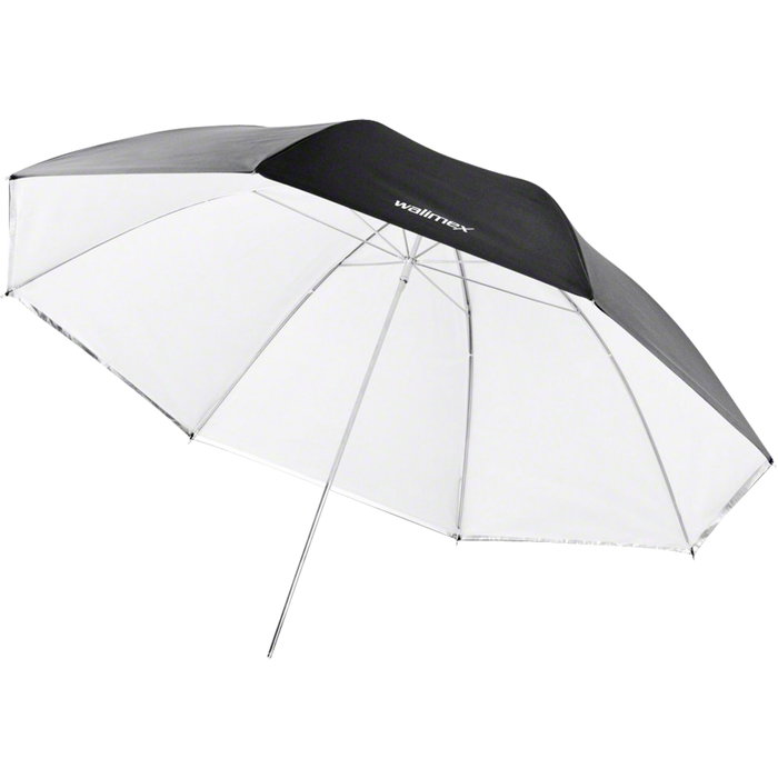 Walimex 2in1 Reflex & Translucent Umbrella blanco 109cm Walimex 2in1 Reflex & Translucent Umbrella blanco 109cm