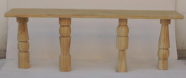 DKD Home Decor Consola Natural 40 x 77 x 216 cm Mango