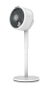 Shark FlexBreeze FA220EU - Ventilador de Piso y Mesa, Blanco, 5 Velocidades, 1600 m³/h, Oscilación 180°, Temporizador, Batería Recargable