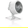 Shark FlexBreeze FA220EU - Ventilador de Piso y Mesa, Blanco, 5 Velocidades, 1600 m³/h, Oscilación 180°, Temporizador, Batería Recargable