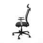 PIQUERAS Y CRESPO Silla de oficina Haches Gris con Mecanismo Sincro/Traslack