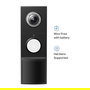 TP-Link Smart Video Doorbell Tapo D235, Blanco, Cámara IP WiFi Exterior con Visión Nocturna, Batería Recargable 10000 mAh, Detección de Personas, 5 MP, IP66, Inalámbrico