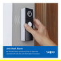 TP-Link Smart Video Doorbell Tapo D235, Blanco, Cámara IP WiFi Exterior con Visión Nocturna, Batería Recargable 10000 mAh, Detección de Personas, 5 MP, IP66, Inalámbrico