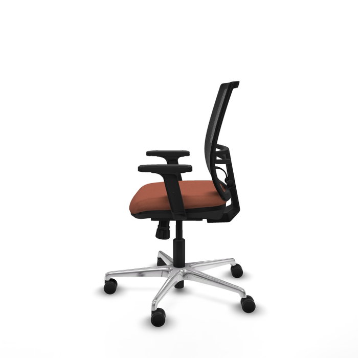 PIQUERAS Y CRESPO Silla de oficina Yunquera con mecanismo Sincro, Marrón y Negro PIQUERAS Y CRESPO Silla de oficina Yunquera con mecanismo Sincro, Marrón y Negro