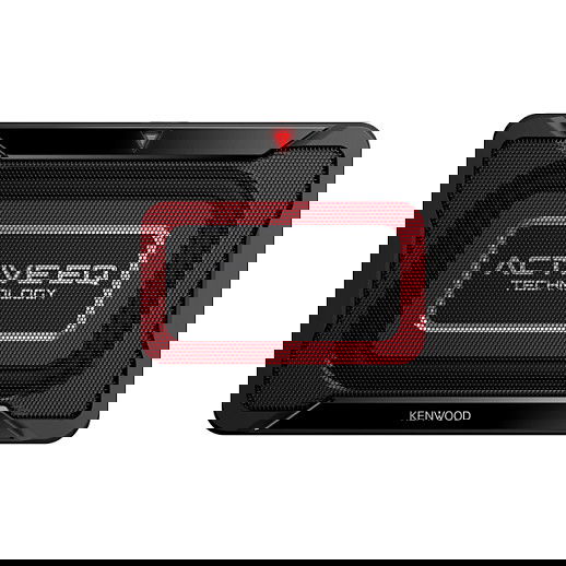 Kenwood KSC-PSW7EQ Subwoofer Activo con Caja Acústica, 160W, 40-200 Hz