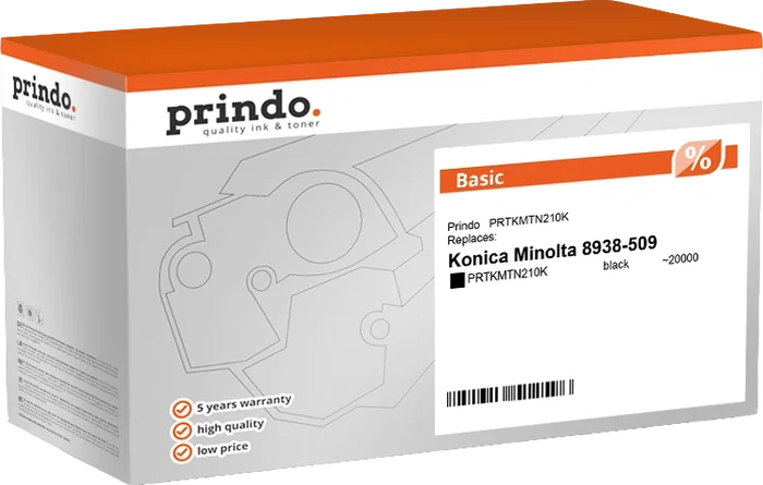 Prindo Tóner negro PRTKMTN210K Basic Prindo Tóner negro PRTKMTN210K Basic