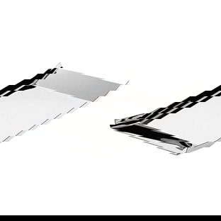 Alessi 90068 Arran Bandeja Rectangular Acero Inoxidable 18/10 Alessi 90068 Arran Bandeja Rectangular Acero Inoxidable 18/10