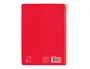 Liderpapel Cuaderno Espiral A5 Pautaguía Tapa Blanda 40 Hojas 75gr Cuadro Pautado 5mm Rojo