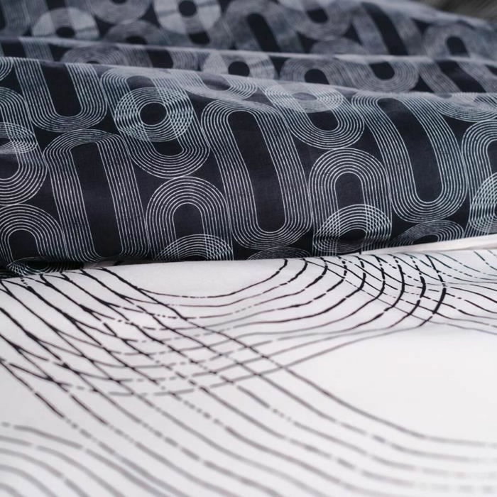 Today Juego de cama doble Sunshine 13,40 - 220 x 240 cm - 100% Algodón estampado Today Juego de cama doble Sunshine 13,40 - 220 x 240 cm - 100% Algodón estampado