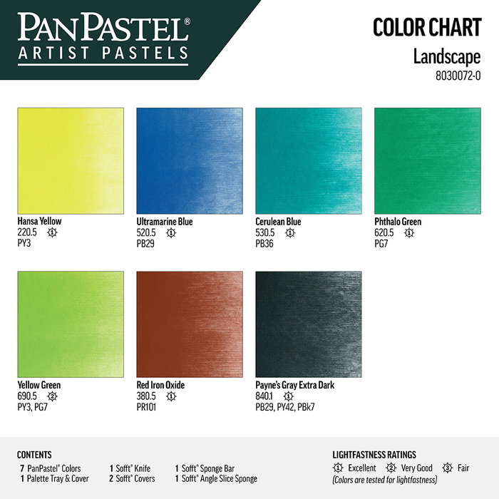 Panpastel 7 - Estuche de Paisaje