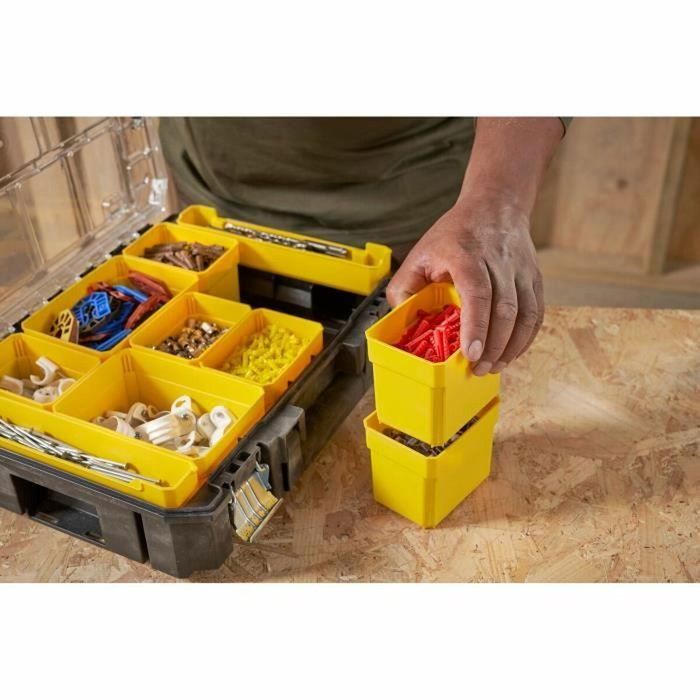 Stanley Fatmax Organizador Tstak FMST82967-1 Negro con 10 compartimentos extraíbles
