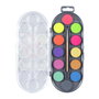 Acuarelas Bruynzeel Kids, estuche de 12 colores metálicos y neón con pincel