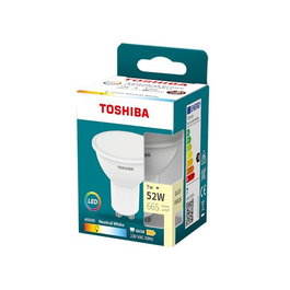 TOSHIBA LED Essential GU10 7W 4000K | Bombilla LED de Ángulo Estrecho para Interior