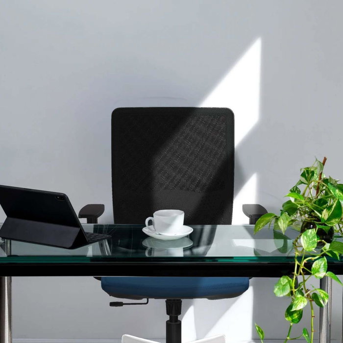 PIQUERAS Y CRESPO Silla de oficina Haches con mecanismo Sincro/Traslack, Pistacho y Gris