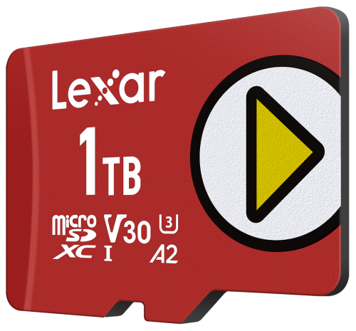 Lexar LMSPLAY001T-BNSNG Tarjeta MicroSDXC 1 TB UHS-I Clase 10, Velocidad de Lectura 205 MB/s, Velocidad de Escritura 140 MB/s