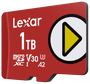 Lexar LMSPLAY001T-BNSNG Tarjeta MicroSDXC 1 TB UHS-I Clase 10, Velocidad de Lectura 205 MB/s, Velocidad de Escritura 140 MB/s