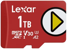 Lexar LMSPLAY001T-BNSNG MicroSDXC de 1 TB Rojo